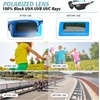 image:imageDUCO Little Kids Sunglasses Age 47 Unbreakable Polarized Cycling Glasses with Case amp Strap K014Blue
