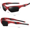 image:imageDUCO Little Kids Sunglasses Age 47 Unbreakable Polarized Cycling Glasses with Case amp Strap K014Red