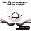 image:imageDUCO Little Kids Sunglasses Age 47 Unbreakable Polarized Cycling Glasses with Case amp Strap K014Red