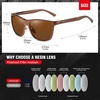 image:imageDUCO Mens Sports Polarized AlMg Metal Frame Sunglasses UV Protection Sunglasses for Men 8200Brown