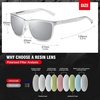 image:imageDUCO Mens Sports Polarized AlMg Metal Frame Sunglasses UV Protection Sunglasses for Men 8200Silver