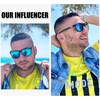 image:imageDUCO Mens Sunglasses Polarized UV Protection Retro Rectangular Frame Sun Glasses for Driving Fishing 100 UV Blocking 3029HBlack Frame Revo Blue Lens