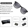 image:imageDUCO Mens or Womens Polarized Sunglasses with Gradient Lens for Cycling Running Driving 3030Black