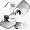image:imageDUCO Mens or Womens Polarized Sunglasses with Gradient Lens for Cycling Running Driving 3030Black