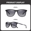 image:imageDUCO Mens or Womens Polarized Sunglasses with Gradient Lens for Cycling Running Driving 3030Black