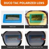image:imageDUCO Night Driving Glasses Antiglare Eyewear Classic Polarized HD Night Vision Glasses For Women A02Purple Tortoise Frame Night Vision Lens