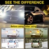 image:imageDUCO Night Driving Glasses Night Vision Glasses Fit Over Glasses for Men Women Polarized AntiGlare Pro Yellow Lens 8953YB05l Size Shine Purple Frame Night Vision Lens