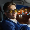 image:imageDUCO Night Driving Glasses Night Vision Glasses Fit Over Glasses for Men Women Polarized AntiGlare Pro Yellow Lens 8953YC01black Frame Night Vision Lens