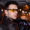 image:imageDUCO Night Driving Glasses Night Vision Glasses for Men Women Polarized AntiGlare UV400 Metal Frame Yellow Lens 8125YBright Black Frame Night Vision Lens