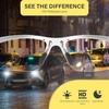 image:imageDUCO Night Vision Driving Glasses for Men Anti Glare Polarized HD Lens Fashion Nighttime Running Fishing Glasses DC8125Silver Frame Night Vision Lens