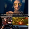 image:imageDUCO Night Vision Glasses For Men Night Time Driving Glasses For Men Anti Glare Black Square 9018Y Gun Frame Night Vision Lens