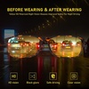 image:imageDUCO Night Vision Glasses for Men and Women Anti Glare Night Driving Glasses Polarized UV400 Protection Yellow Glasses 223 Tortoise Frame Night Vision Lens