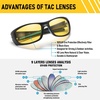 image:imageDUCO Nightvision Glasses Polarized Night Driving Mens Shooting Glasses