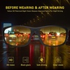 image:imageDUCO Nightvision Glasses Polarized Night Driving Mens Shooting Glasses