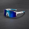 image:imageDUCO Non Polarized Sports Sunglasses UV400 Running Shades DC003202whiteblueblue