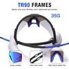 image:imageDUCO Non Polarized Sports Sunglasses UV400 Running Shades DC003203blackblueblue