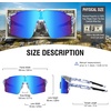 image:imageDUCO Non Polarized Sports Sunglasses UV400 Running Shades DC003205blueblackblue