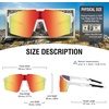 image:imageDUCO Non Polarized Sports Sunglasses UV400 Running Shades DC003206whiteblackorange