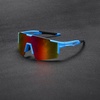 image:imageDUCO Non Polarized Sports Sunglasses UV400 Running Shades DC003207blueblackorange