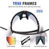 image:imageDUCO Non Polarized Sports Sunglasses UV400 Running Shades DC003208blackblackorange
