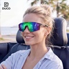 image:imageDUCO Non Polarized Sports Sunglasses UV400 Running Shades DC003209blackgreengreen
