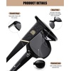 image:imageDUCO Oversized Acetate Frame Polarized Sunglasses for Women Retro Vintage Ladies Shades 1220sBlack Frame Grey Lens