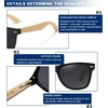 image:imageDUCO Polarized Driving Handmade Walnut Wooden 100 UV 400 Protection Sunglasses for Men 2141Grey Lens Bamboo Temple