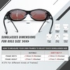 image:imageDUCO Polarized Fitover Sunglasses UV400 Protection amp HD for Unisex 895304 M Black Frame Revo Blue Lens