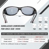 image:imageDUCO Polarized Fitover Sunglasses UV400 Protection amp HD for Unisex 895306 M Black Frame Red Temple Grey Lens