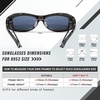 image:imageDUCO Polarized Fitover Sunglasses UV400 Protection amp HD for Unisex 895307 M Grey Tortoise Frame Grey