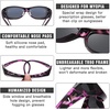 image:imageDUCO Polarized Fitover Sunglasses UV400 Protection amp HD for Unisex 895308 M Purple Tortoise Frame Grey
