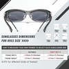 image:imageDUCO Polarized Fitover Sunglasses UV400 Protection amp HD for Unisex 895310 M Clear Grey Frame Grey