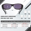image:imageDUCO Polarized Fitover Sunglasses UV400 Protection amp HD for Unisex 8953M Black Frame Revo Green
