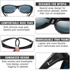 image:imageDUCO Polarized Fitover Sunglasses UV400 Protection amp HD for Unisex 8953M Black Frame Revo Purple