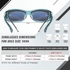 image:imageDUCO Polarized Fitover Sunglasses UV400 Protection amp HD for Unisex 8953M Clear Blue Frame Grey