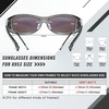 image:imageDUCO Polarized Fitover Sunglasses UV400 Protection amp HD for Unisex 8953M Clear Grey Frame Revo Blue