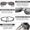 image:imageDUCO Polarized Fitover Sunglasses UV400 Protection amp HD for Unisex 8953M Clear Grey Frame Revo Blue