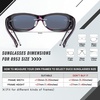 image:imageDUCO Polarized Fitover Sunglasses UV400 Protection amp HD for Unisex 8953M Purple Tortoise Frame Revo Purple