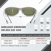 image:imageDUCO Polarized Fitover Sunglasses UV400 Protection amp HD for Unisex 8953M White Frame Revo Red Lens