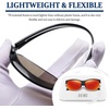 image:imageDUCO Polarized Fitover Sunglasses UV400 Protection amp HD for Unisex 8960Matte Black Frame Revo Red Lens