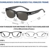 image:imageDUCO Polarized Fitover Sunglasses UV400 Protection amp HD for Unisex 8960Transparent Grey Frame Grey Lens