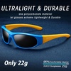 image:imageDUCO Polarized Kids Sunglasses with Strap 410 Age  22g K001  UV400 Protection Sports Glasses for Boys Girls Impactresistant Running Shades for Cycling SoftballK001blue Grey for Age 610