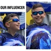 image:imageDUCO Polarized Kids Sunglasses with Strap 410 Age  22g K001  UV400 Protection Sports Glasses for Boys Girls Impactresistant Running Shades for Cycling SoftballK001revo Blue for Age 610