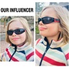 image:imageDUCO Polarized Kids Sunglasses with Strap 410 Age  22g K001  UV400 Protection Sports Glasses for Boys Girls Impactresistant Running Shades for Cycling SoftballK001black Red for Age 610