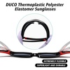 image:imageDUCO Polarized Kids Sunglasses with Strap 410 Age  22g K001  UV400 Protection Sports Glasses for Boys Girls Impactresistant Running Shades for Cycling SoftballK001black Red for Age 610