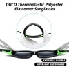 image:imageDUCO Polarized Kids Sunglasses with Strap 410 Age  22g K001  UV400 Protection Sports Glasses for Boys Girls Impactresistant Running Shades for Cycling SoftballK001green for Age 610