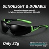 image:imageDUCO Polarized Kids Sunglasses with Strap 410 Age  22g K001  UV400 Protection Sports Glasses for Boys Girls Impactresistant Running Shades for Cycling SoftballK001green for Age 610