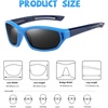 image:imageDUCO Polarized Kids Sunglasses with Strap for Boys Girls Youth Sports Baseball Sunglasses 100 UV Protection K029