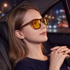 image:imageDUCO Polarized Night Vision Glasses for Men and Women Yellow Safety Driving Glasses with UV Protection and Anti GlareA04tortoise Frame Night Vision Lens