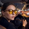image:imageDUCO Polarized Night Vision Glasses for Men and Women Yellow Safety Driving Glasses with UV Protection and Anti GlareA04tortoise Frame Night Vision Lens